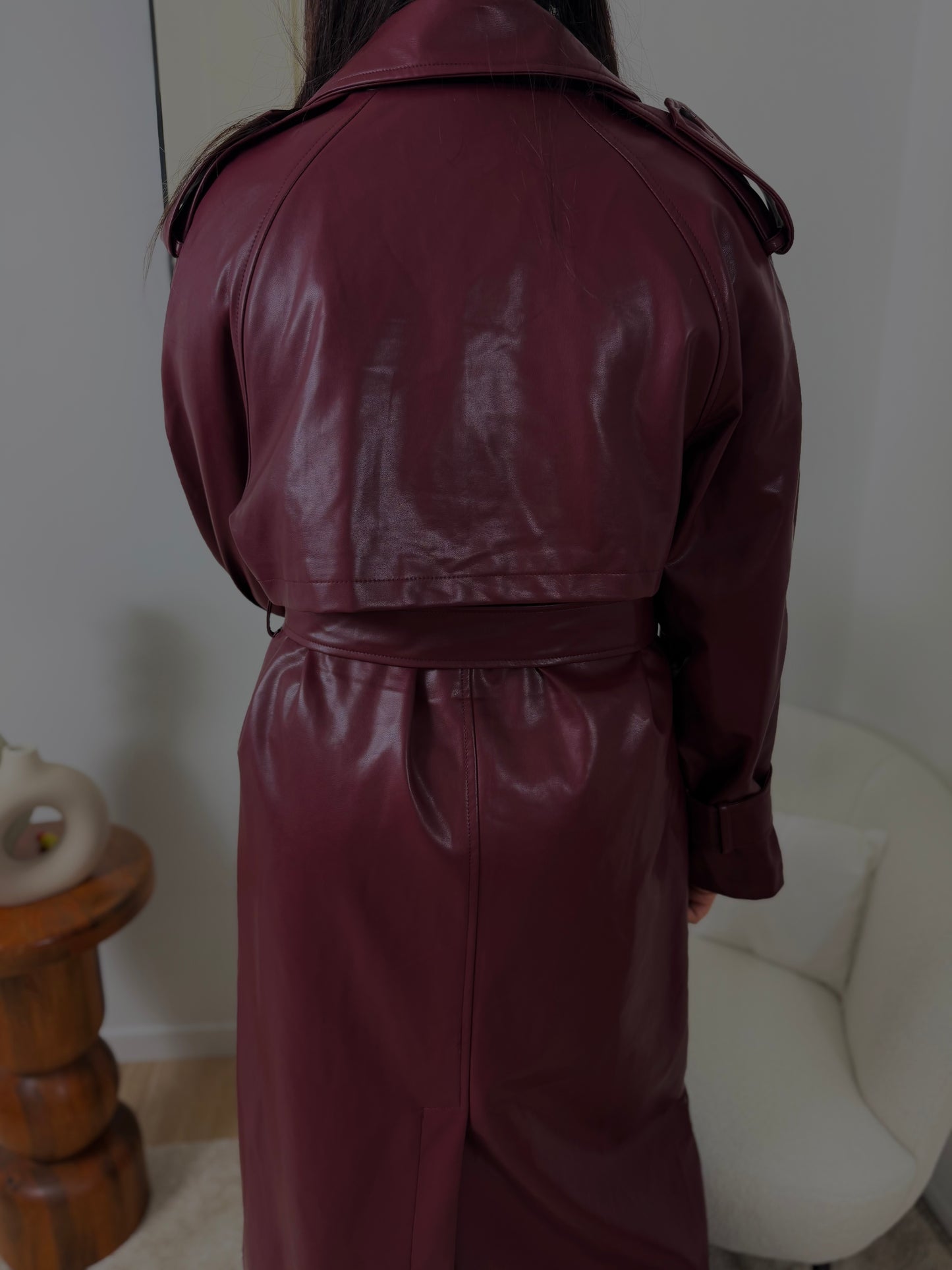 TRENCH COAT BORDEAUX