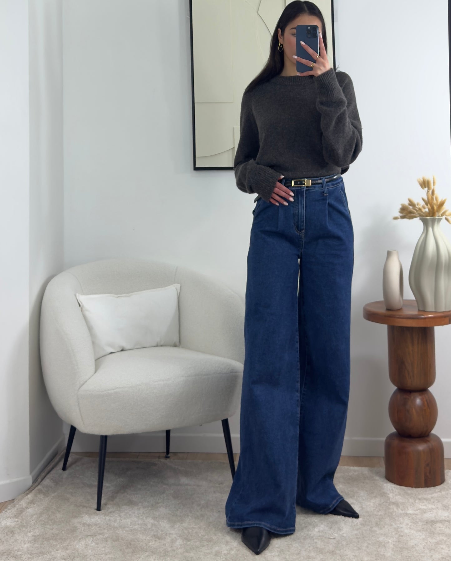 JEAN WIDE LEG LONG MEL