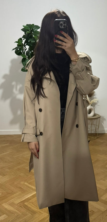 TRENCH COAT BEIGE/CAMEL