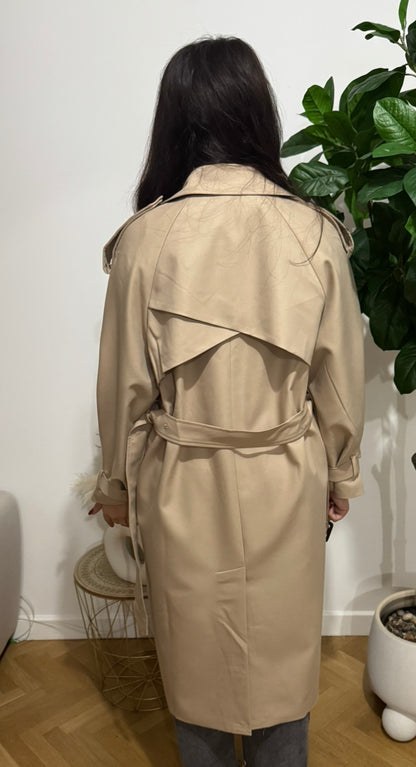 TRENCH COAT BEIGE/CAMEL