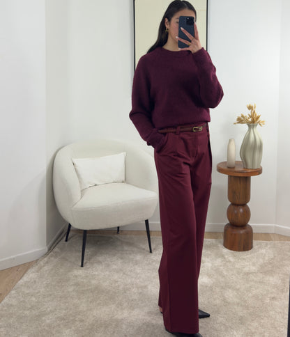 LILY BORDEAUX-HOSE