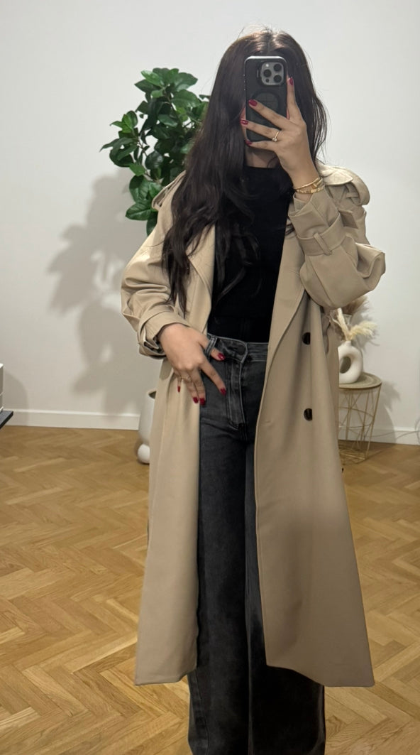 TRENCH COAT BEIGE/CAMEL