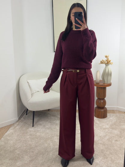 LILY BORDEAUX-HOSE