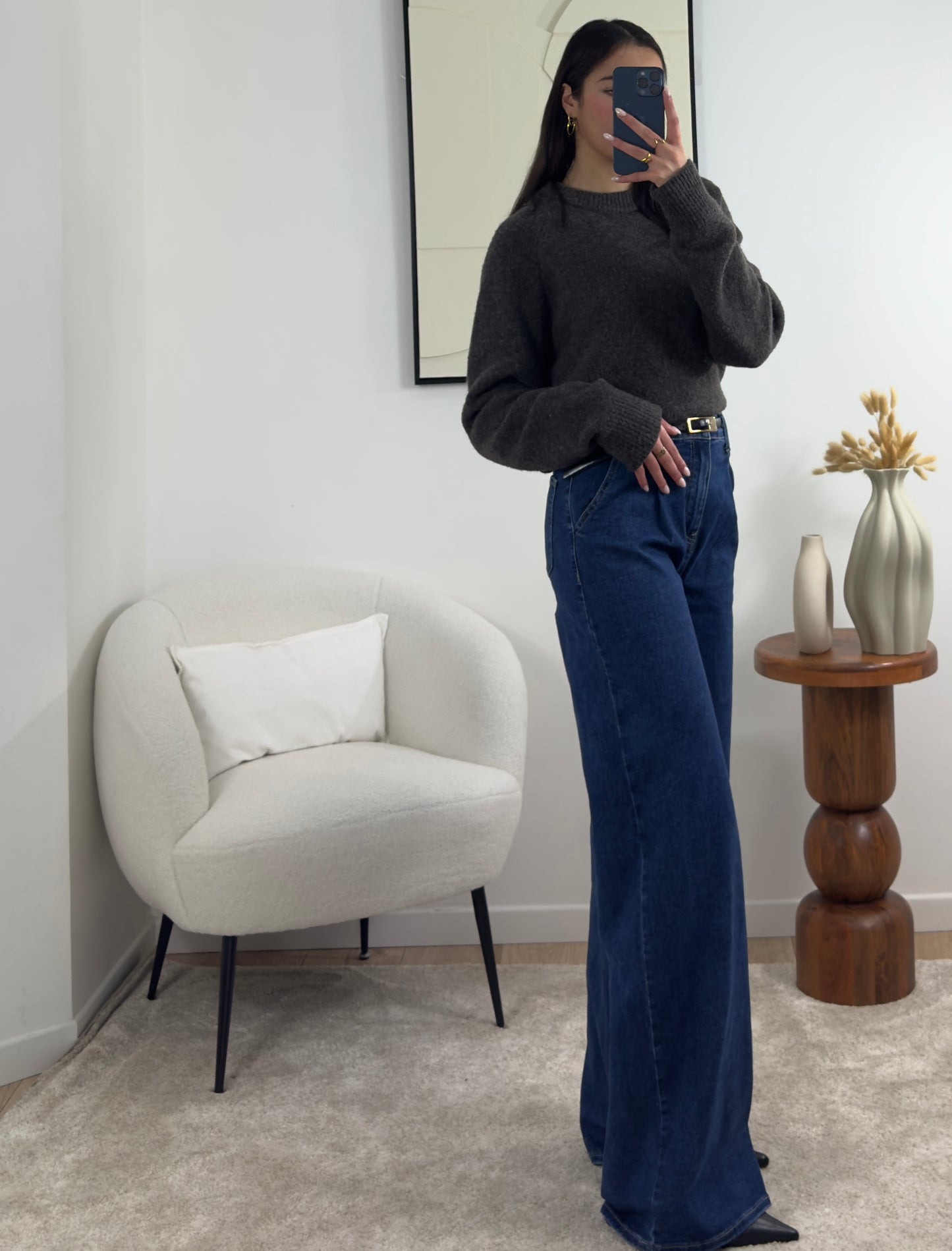 JEAN WIDE LEG LONG MEL