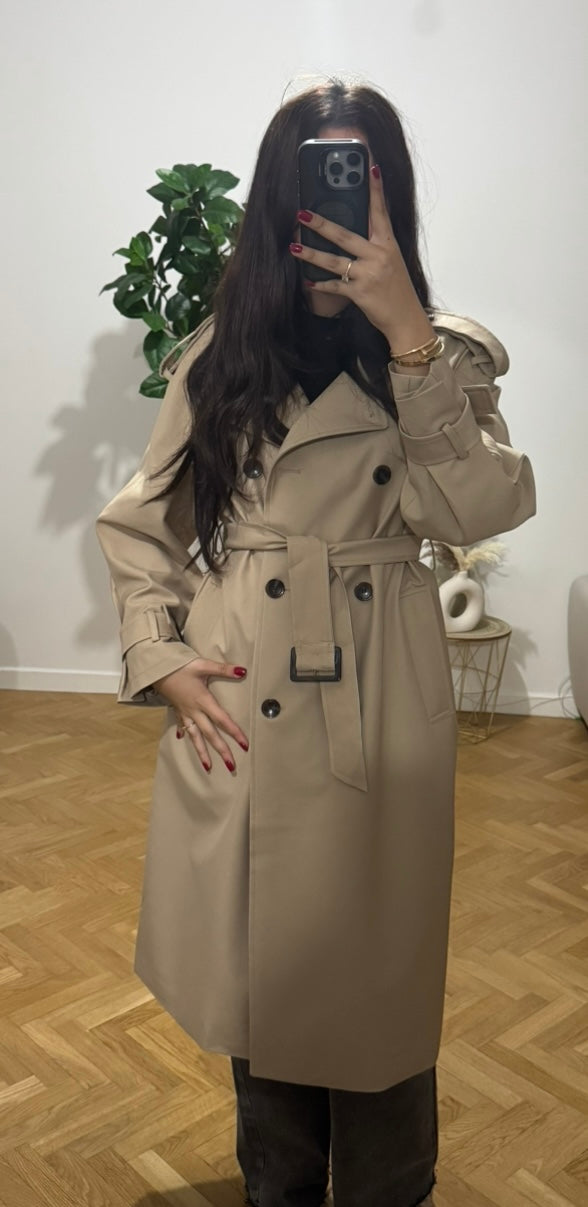 TRENCH COAT BEIGE/CAMEL