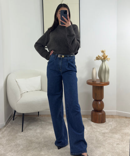 JEAN WIDE LEG LONG MEL