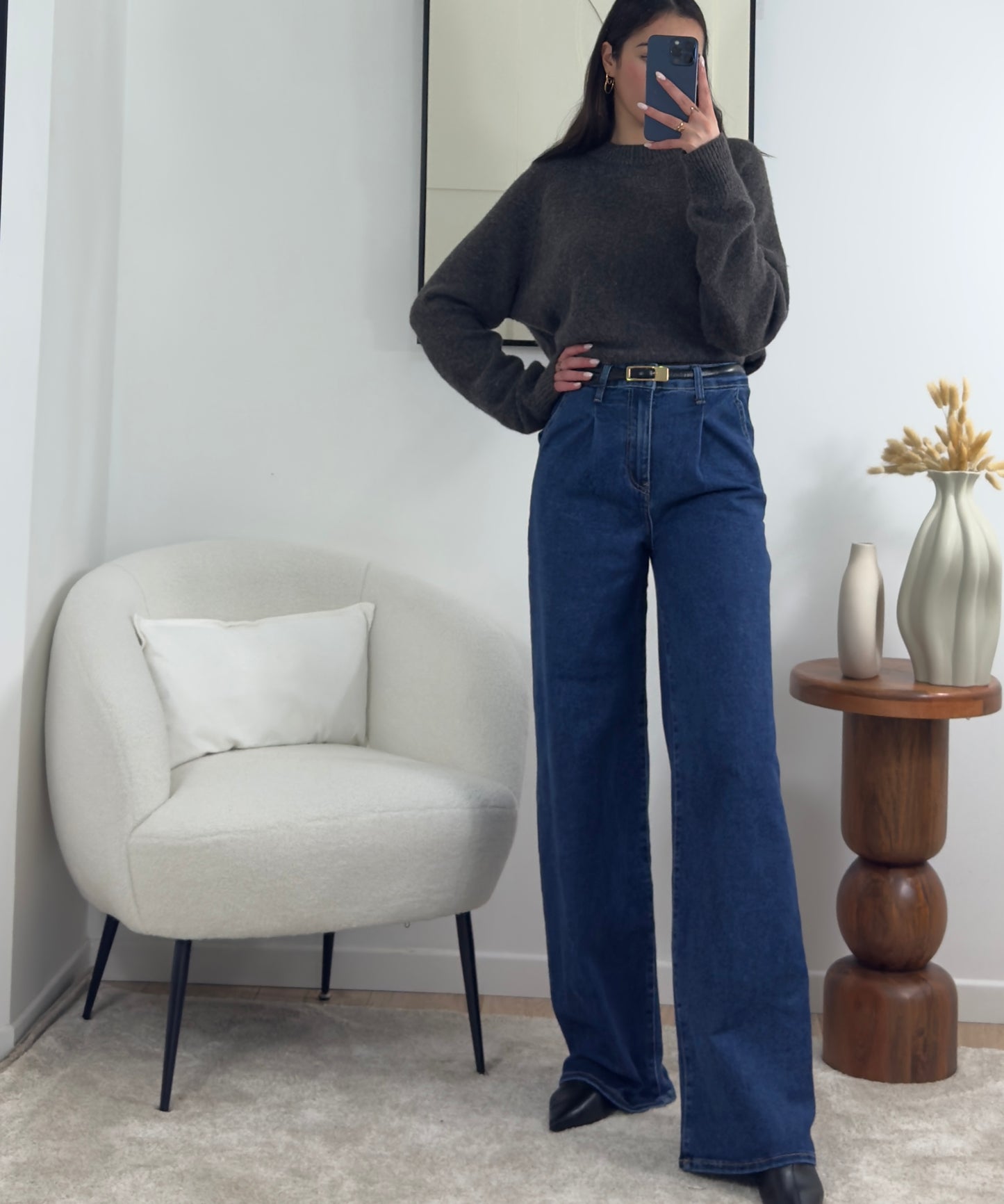 JEAN WIDE LEG LONG MEL